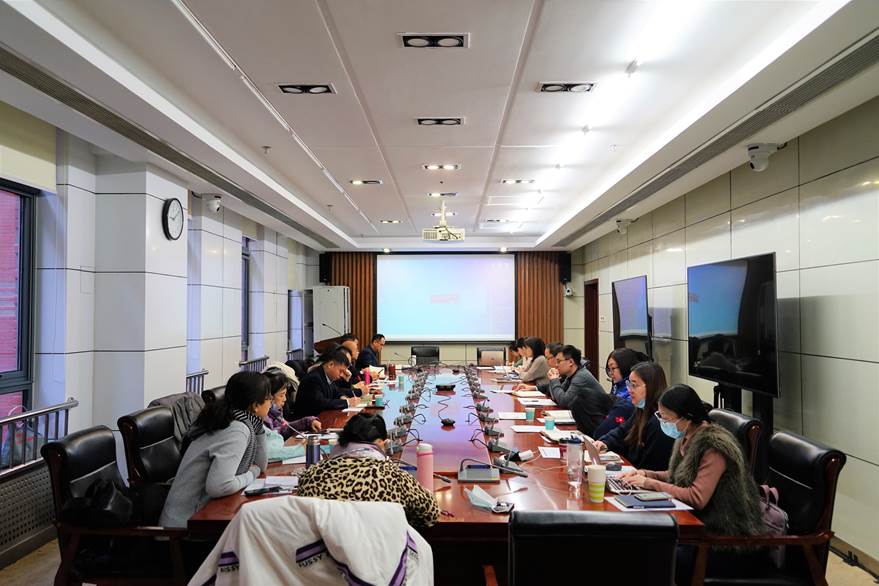 98858vip威尼斯下载2021年度院聘老师工作总结会顺利召开