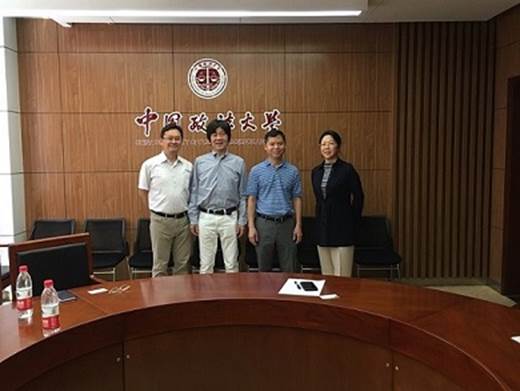 98858vip威尼斯下载院长助理刘志雄教授会见日本东北大学大西教授